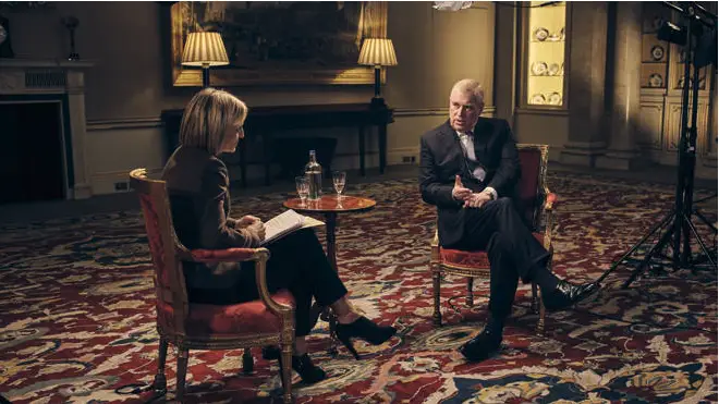 Prince Andrew interviewed on Newsnight.