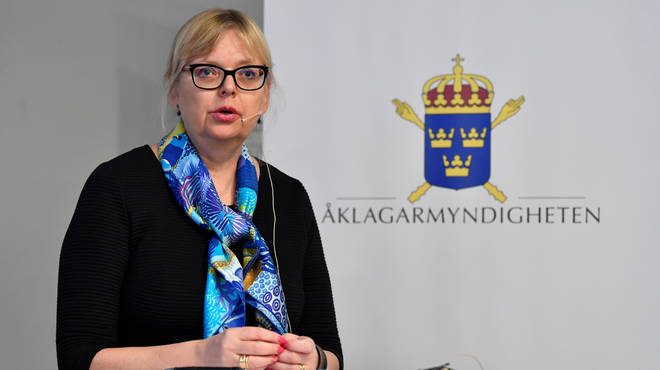 Deputy Director of Public Prosecution Eva-Marie Persson made the announcement in Stockholm on Tuesday