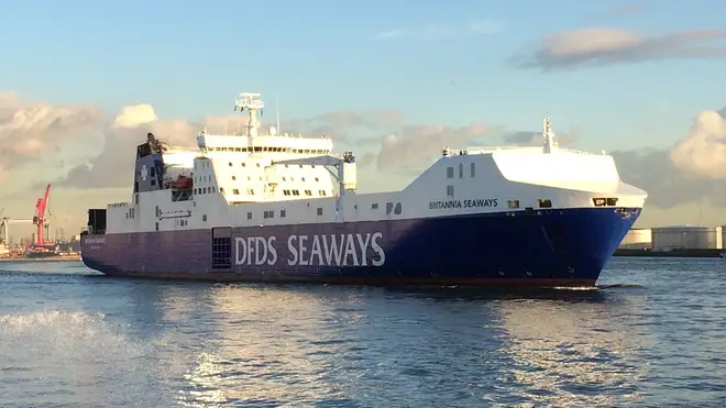 The Britannia Seaways ferry