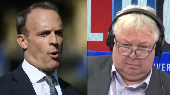 Nick Ferrari grilled Dominic Raab over the election debate