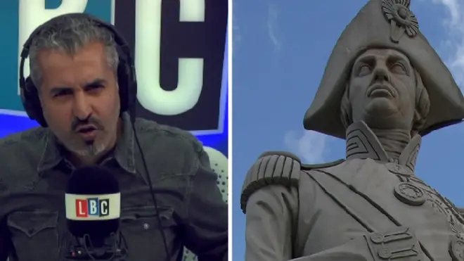 Maajid Nawaz on why it's wrong to suggestion Nelson's Column is toppled.
