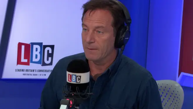 Jason Isaacs in the LBC studio