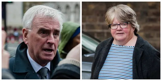 John McDonnell's statement has been criticised by Therese Coffey