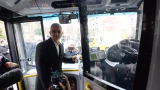 Sadiq Khan launched London's new electric buses