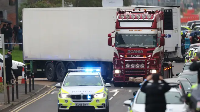 Last month 39 Vietnamese migrants were found dead in a lorry in Essex