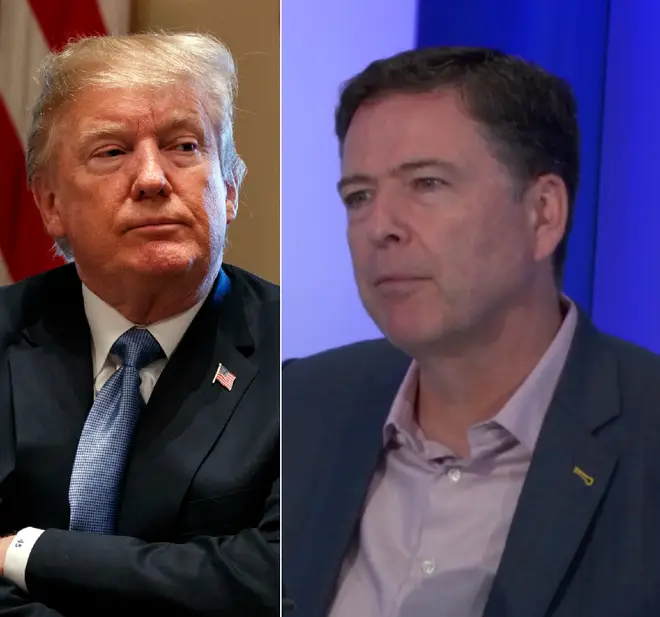 James Comey had strong words for Donald Trump on LBC