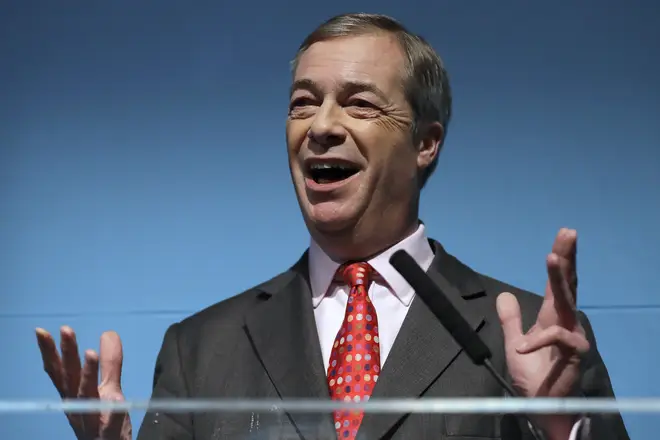 Mr Farage promised to plant thousands of trees to combat CO2 emissions