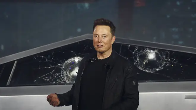 Not everything went to plan for Elon Musk at the launch of his new pickup truck