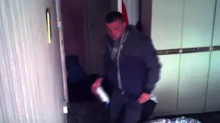 Thieving window cleaned jailed thanks to hidden camera.