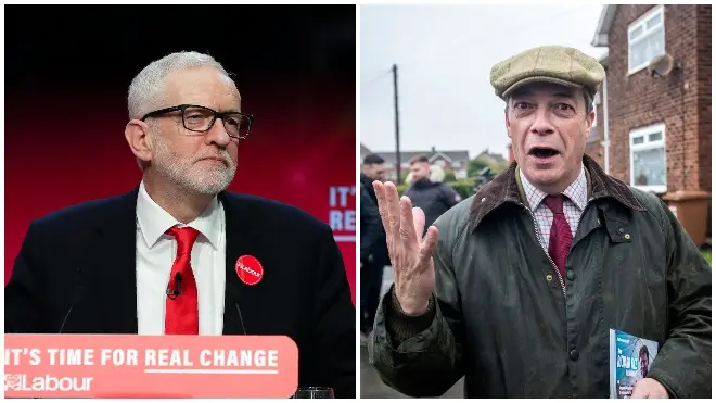 Farage criticised Corbyn&squot;s "neutral" stance on Brexit