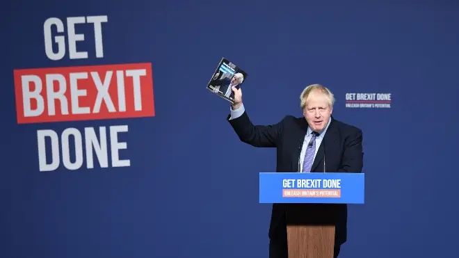 Boris Johnson launched the Tory manifesto in Telford