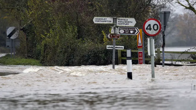 Flooding made some roads impassable