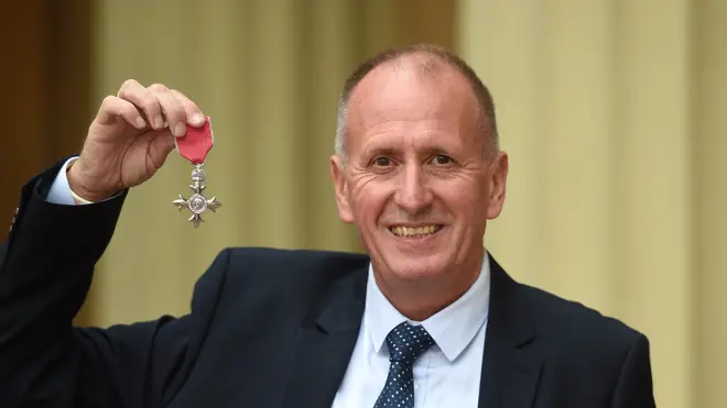 Mr Unsworth was awarded an MBE for his part in the rescue operation
