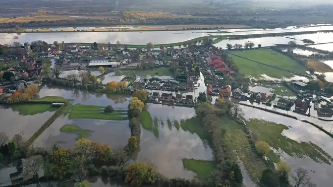The flooding impacted large parts of Yorkshire
