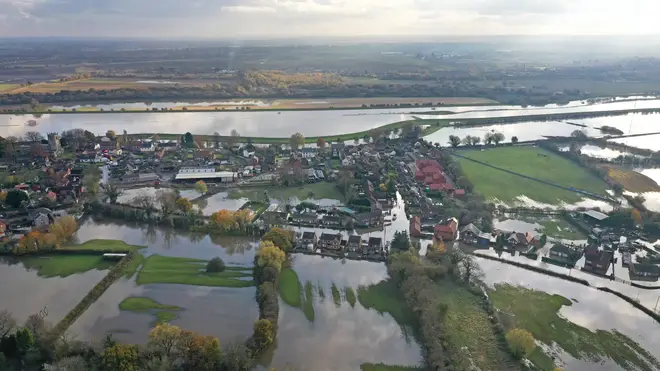 The flooding impacted large parts of Yorkshire
