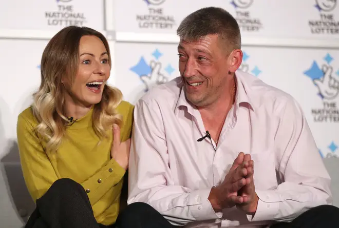 Self-employed builder Steve Thomson, 42, and his wife Lenka Thomson, 41 are celebrating their EuroMillions win