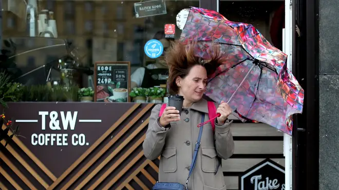The UK is set for high winds as well as rain