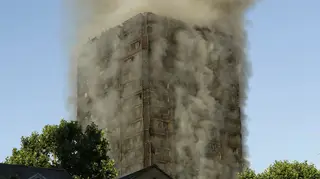 Smoke Rises From Grenfell Tower