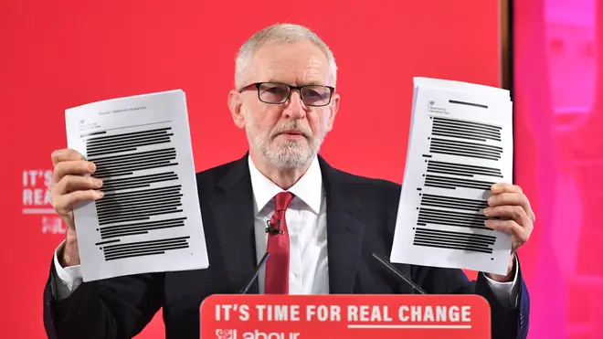 Mr Corbyn said the reports were first obtained in censored form