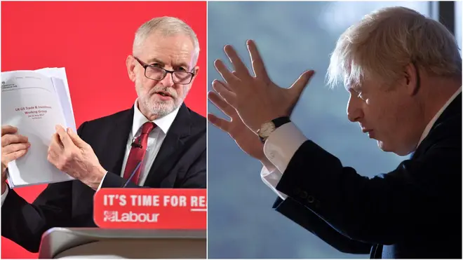 The Tories have hit back at Mr Corbyn's claims