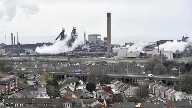 Tata Steel has a plant in Port Talbot, south Wales