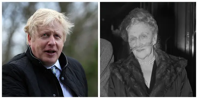 Prime Minister Boris Johnson and Nancy Astor