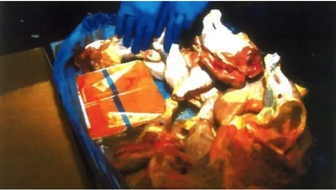 Millions of pounds of drugs were smuggled in chicken.