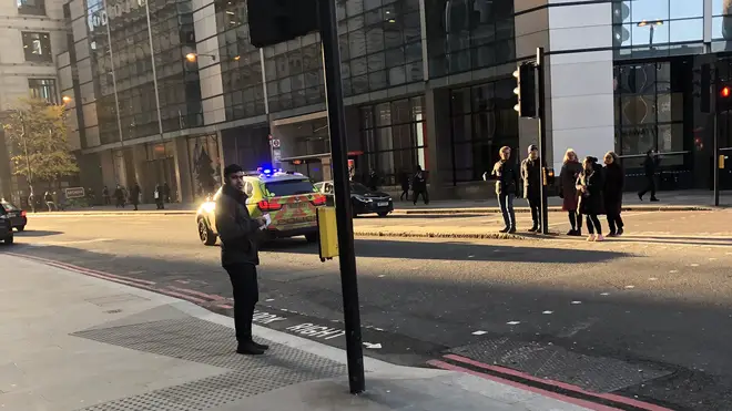 One onlooker caught the incident at London Bridge