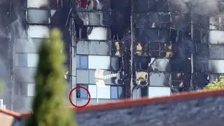 Grenfell Tower fire: Image shows trapped resident